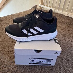 Adidas Runfalcon Black and White Sneakers